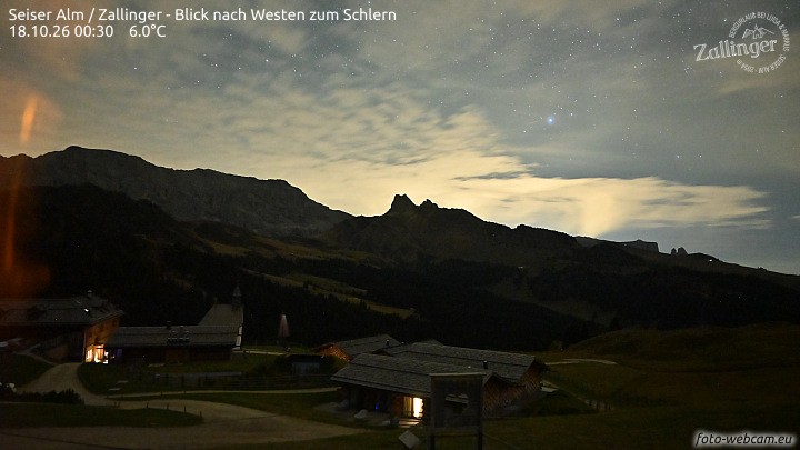 Archiv Foto Webcam Almgasthof Zallinger (Dolomiten)