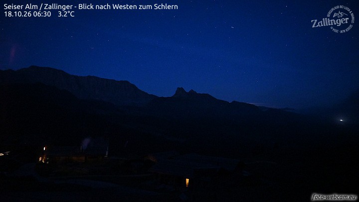 Archiv Foto Webcam Almgasthof Zallinger (Dolomiten)