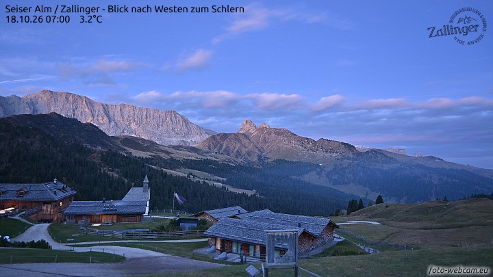 Archiv Foto Webcam Almgasthof Zallinger (Dolomiten)