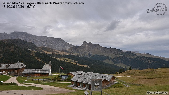 Archiv Foto Webcam Almgasthof Zallinger (Dolomiten)