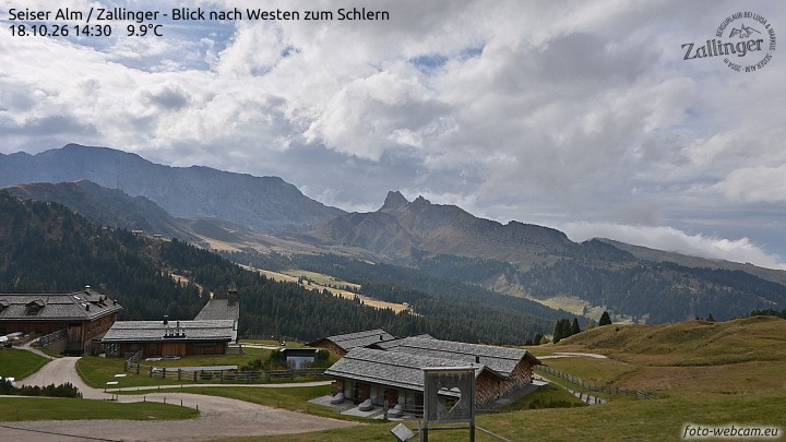 Archiv Foto Webcam Almgasthof Zallinger (Dolomiten)