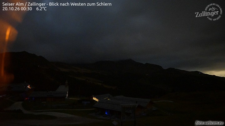 Archiv Foto Webcam Almgasthof Zallinger (Dolomiten)