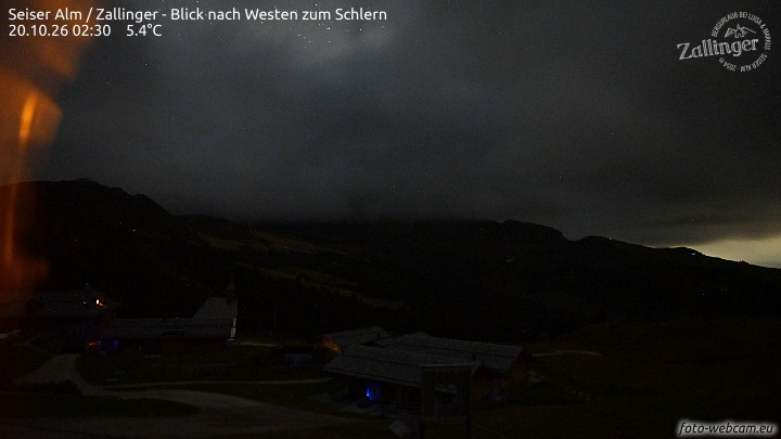 Archiv Foto Webcam Almgasthof Zallinger (Dolomiten)