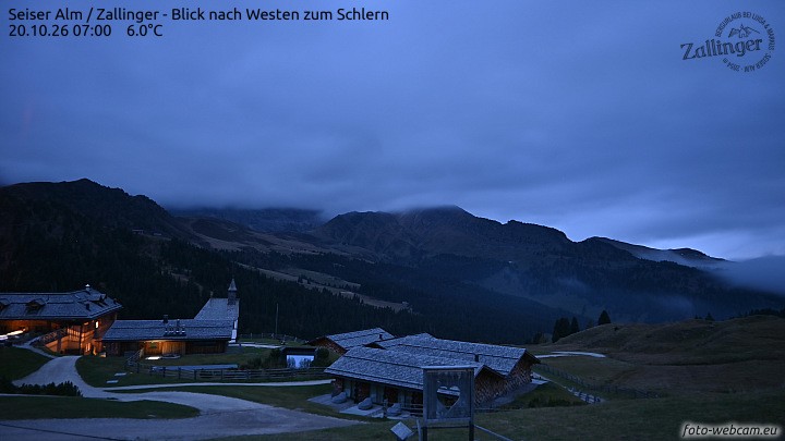 Archiv Foto Webcam Almgasthof Zallinger (Dolomiten)