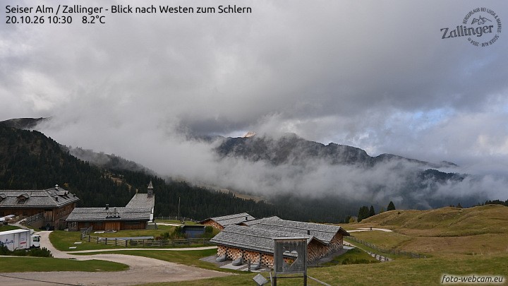 Archiv Foto Webcam Almgasthof Zallinger (Dolomiten)