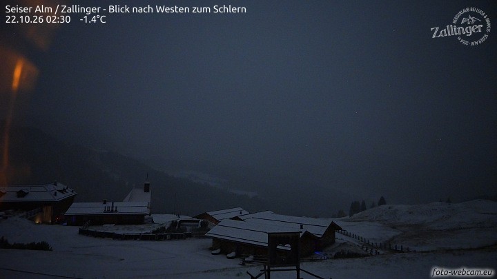 Archiv Foto Webcam Almgasthof Zallinger (Dolomiten)