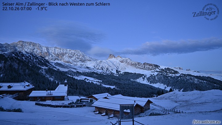Archiv Foto Webcam Almgasthof Zallinger (Dolomiten)