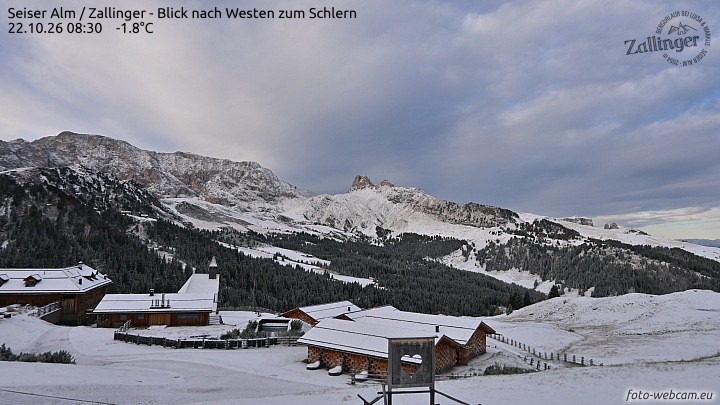 Archiv Foto Webcam Almgasthof Zallinger (Dolomiten)