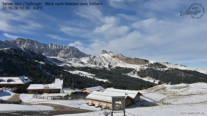 Archiv Foto Webcam Almgasthof Zallinger (Dolomiten)