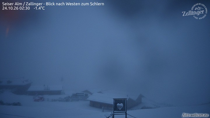 Archiv Foto Webcam Almgasthof Zallinger (Dolomiten)