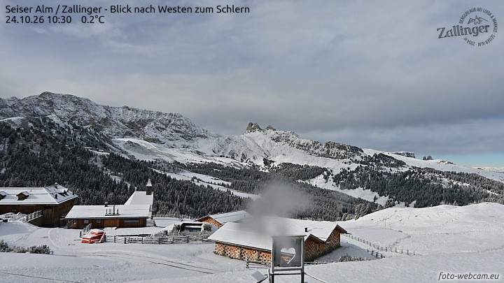 Archiv Foto Webcam Almgasthof Zallinger (Dolomiten)