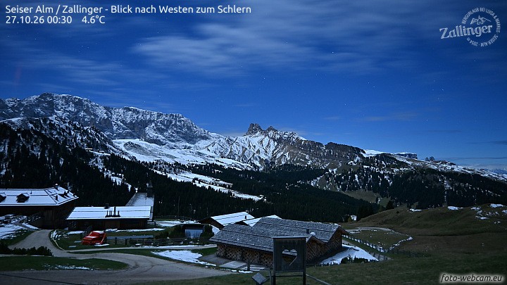 Archiv Foto Webcam Almgasthof Zallinger (Dolomiten)