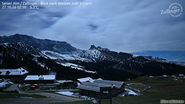 Archiv Foto Webcam Almgasthof Zallinger (Dolomiten)