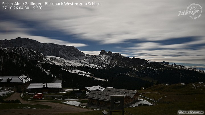 Archiv Foto Webcam Almgasthof Zallinger (Dolomiten)