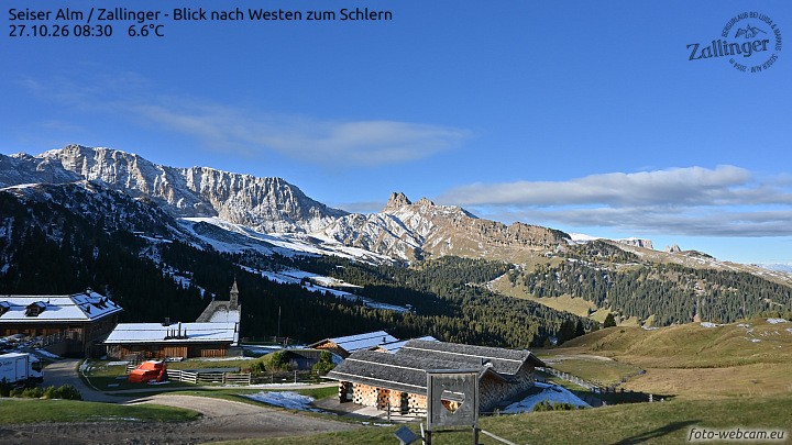 Archiv Foto Webcam Almgasthof Zallinger (Dolomiten)