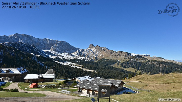 Archived image Webcam Almgasthof Zallinger
