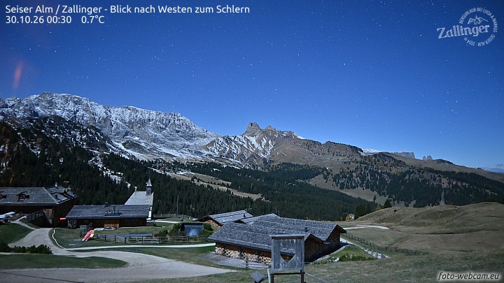 Archiv Foto Webcam Almgasthof Zallinger (Dolomiten)