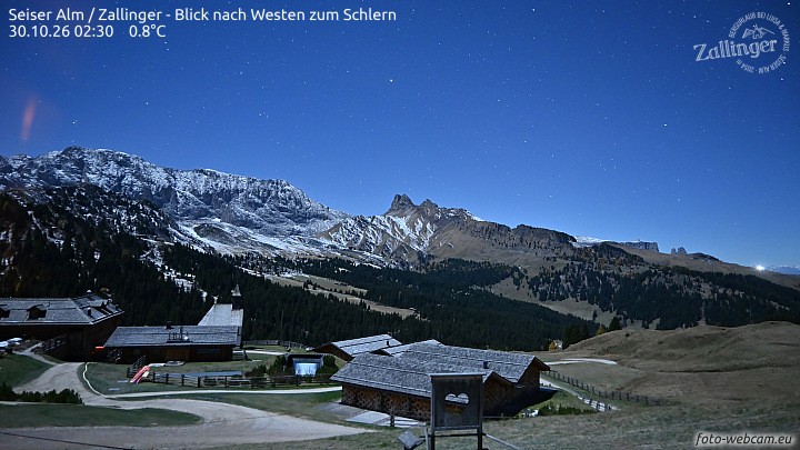 Archiv Foto Webcam Almgasthof Zallinger (Dolomiten)
