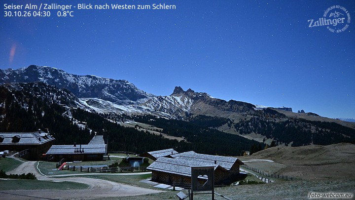 Archiv Foto Webcam Almgasthof Zallinger (Dolomiten)