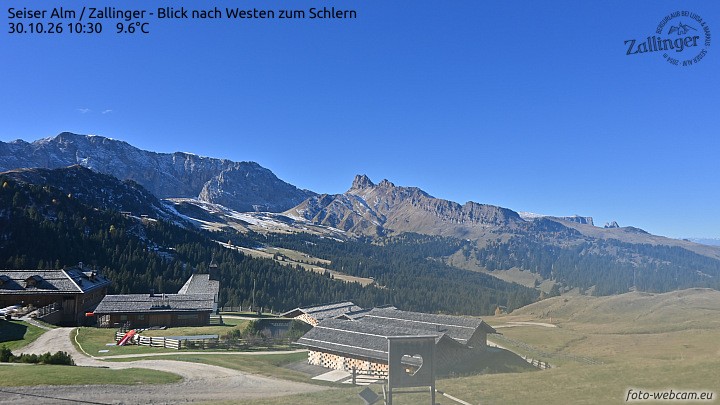 Archiv Foto Webcam Almgasthof Zallinger (Dolomiten)