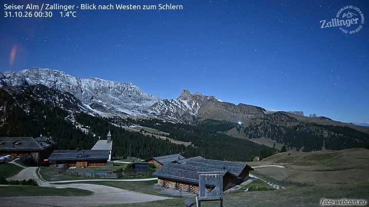 Archiv Foto Webcam Almgasthof Zallinger (Dolomiten)