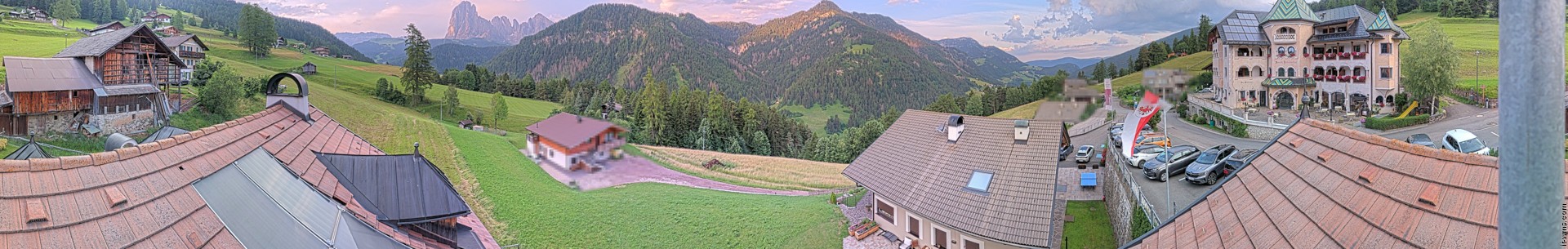 Archived image Webcam Panoramic view Ansitz Jakoberhof St. Ulrich