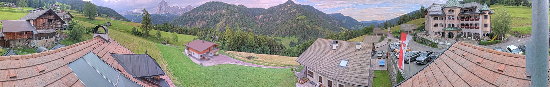 Archived image Webcam Panoramic view Ansitz Jakoberhof St. Ulrich