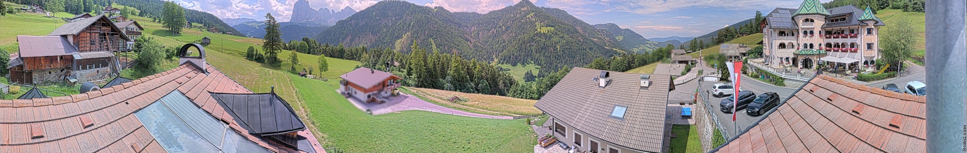 Archived image Webcam Panoramic view Ansitz Jakoberhof St. Ulrich