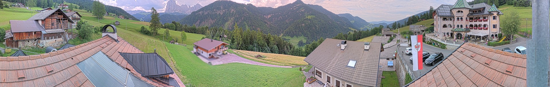 Archived image Webcam Panoramic view Ansitz Jakoberhof St. Ulrich