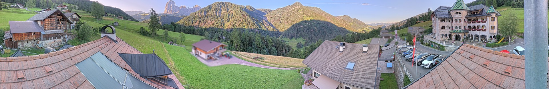 Archived image Webcam Panoramic view Ansitz Jakoberhof St. Ulrich