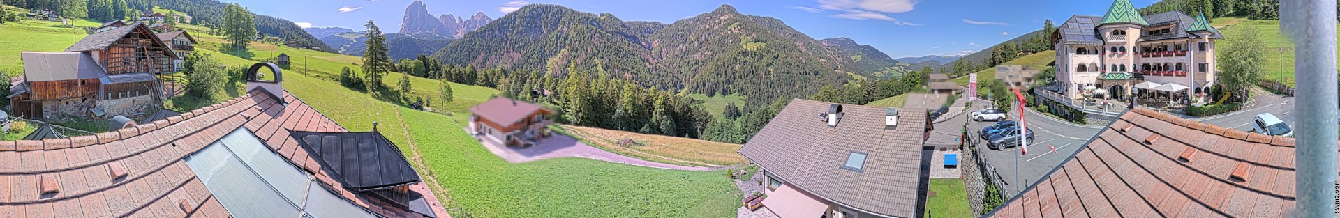 Archived image Webcam Panoramic view Ansitz Jakoberhof St. Ulrich
