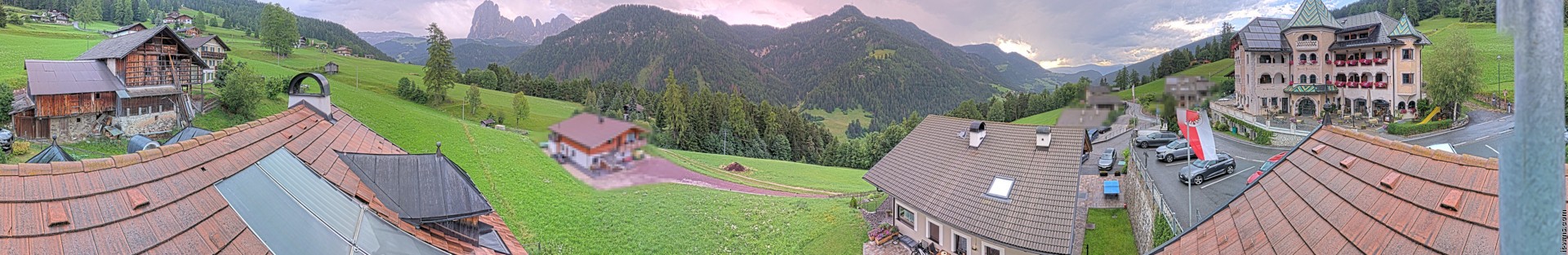 Archived image Webcam Panoramic view Ansitz Jakoberhof St. Ulrich