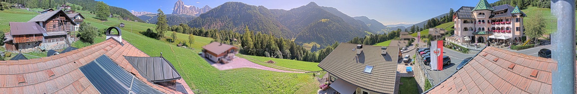 Archived image Webcam Panoramic view Ansitz Jakoberhof St. Ulrich