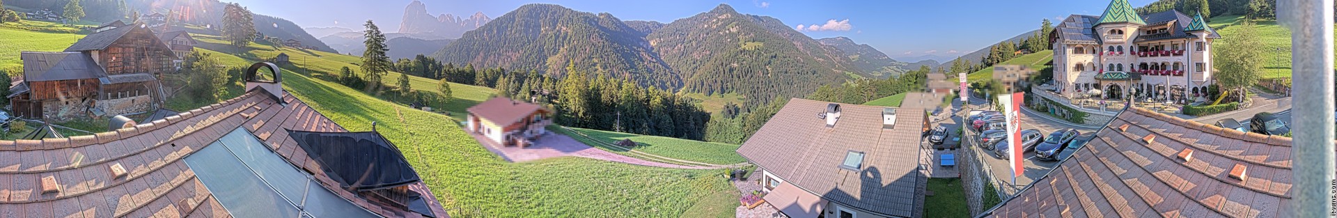 Archived image Webcam Panoramic view Ansitz Jakoberhof St. Ulrich