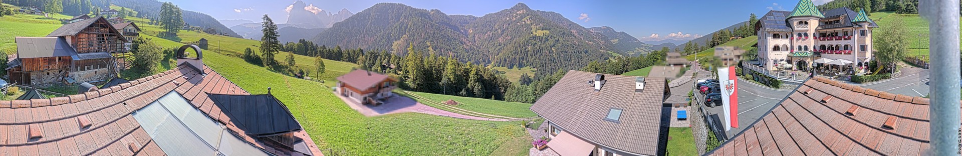 Archived image Webcam Panoramic view Ansitz Jakoberhof St. Ulrich
