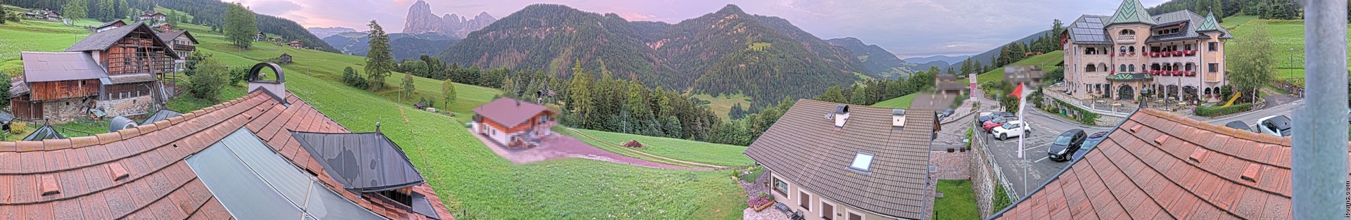 Archived image Webcam Panoramic view Ansitz Jakoberhof St. Ulrich