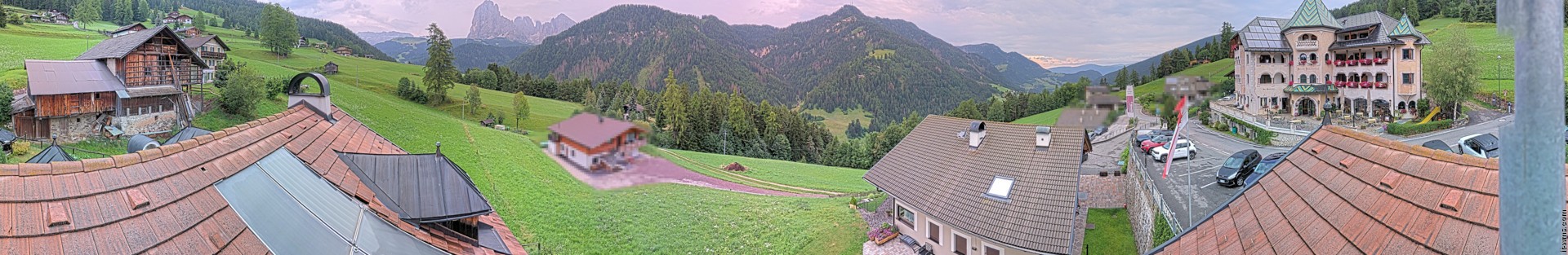 Archived image Webcam Panoramic view Ansitz Jakoberhof St. Ulrich