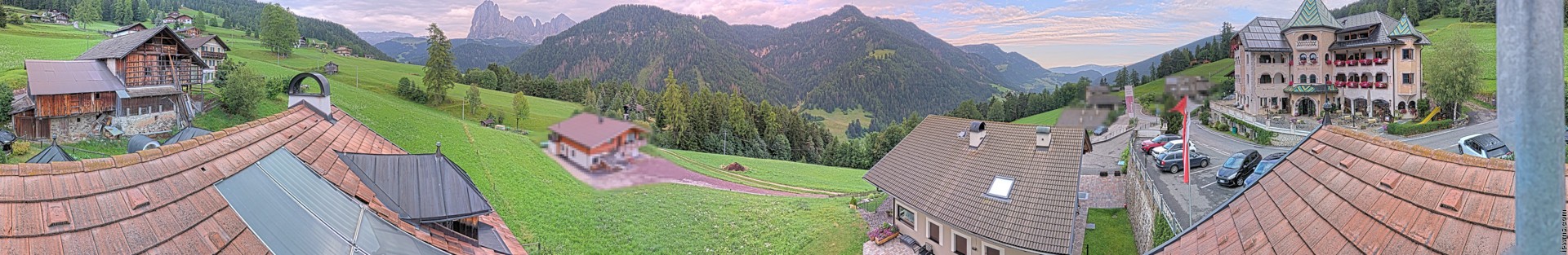 Archived image Webcam Panoramic view Ansitz Jakoberhof St. Ulrich