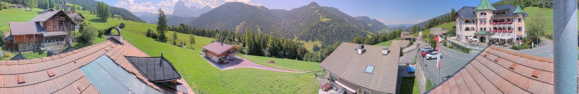 Archived image Webcam Panoramic view Ansitz Jakoberhof St. Ulrich
