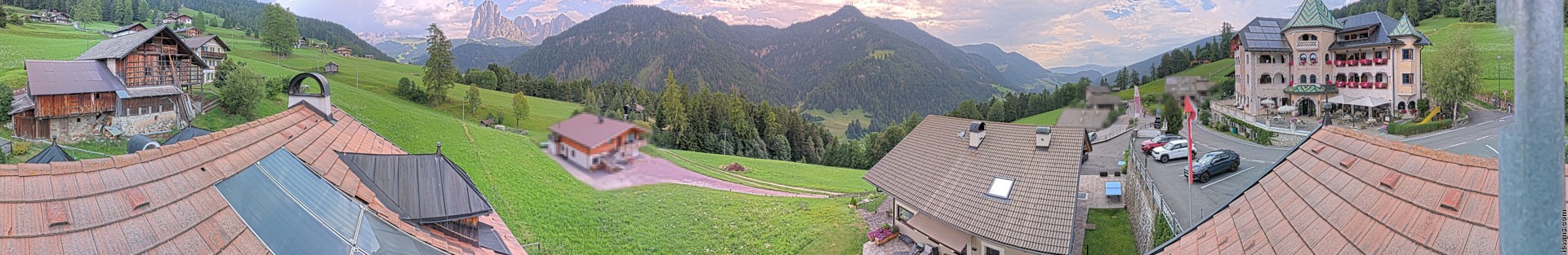 Archived image Webcam Panoramic view Ansitz Jakoberhof St. Ulrich