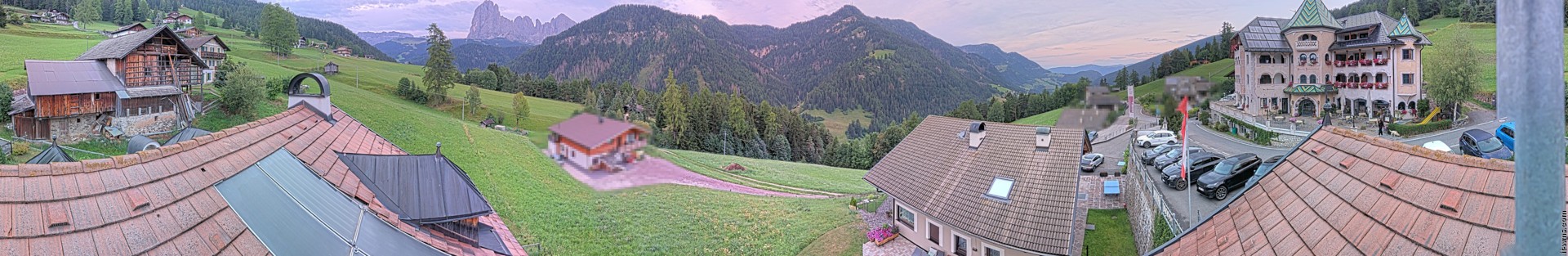 Archived image Webcam Panoramic view Ansitz Jakoberhof St. Ulrich