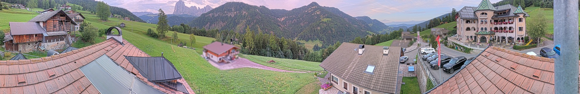 Archived image Webcam Panoramic view Ansitz Jakoberhof St. Ulrich