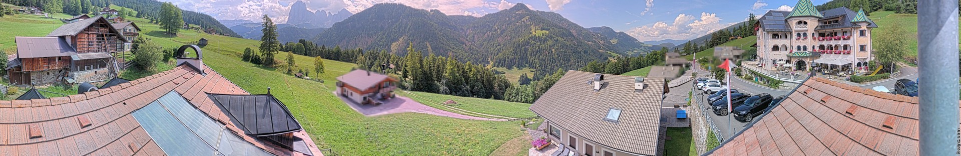 Archived image Webcam Panoramic view Ansitz Jakoberhof St. Ulrich