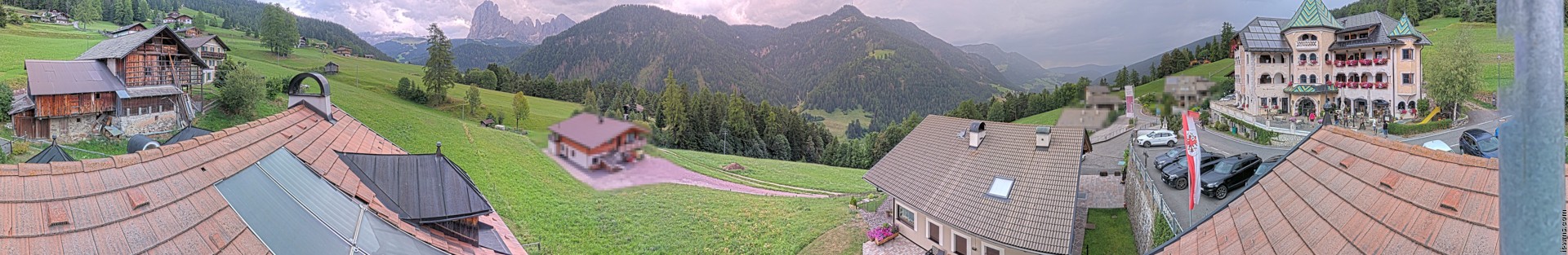 Archived image Webcam Panoramic view Ansitz Jakoberhof St. Ulrich