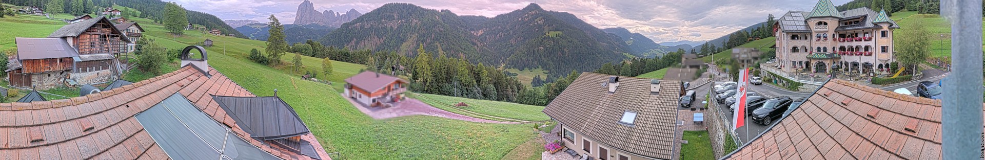 Archived image Webcam Panoramic view Ansitz Jakoberhof St. Ulrich