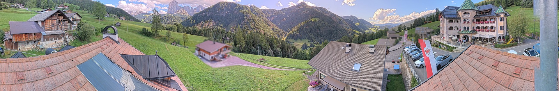 Archived image Webcam Panoramic view Ansitz Jakoberhof St. Ulrich