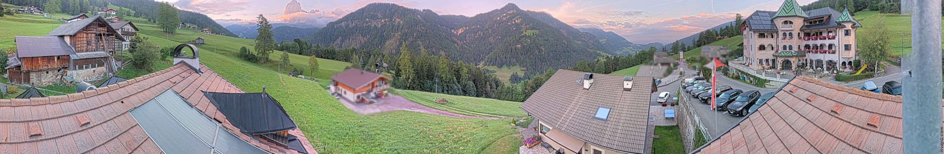 Archived image Webcam Panoramic view Ansitz Jakoberhof St. Ulrich