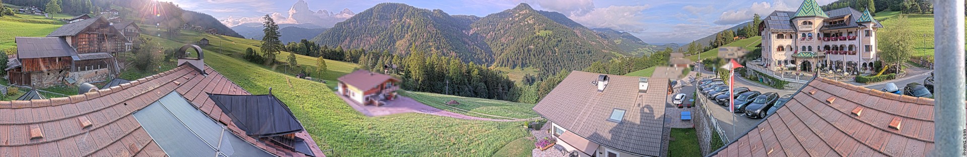 Archived image Webcam Panoramic view Ansitz Jakoberhof St. Ulrich