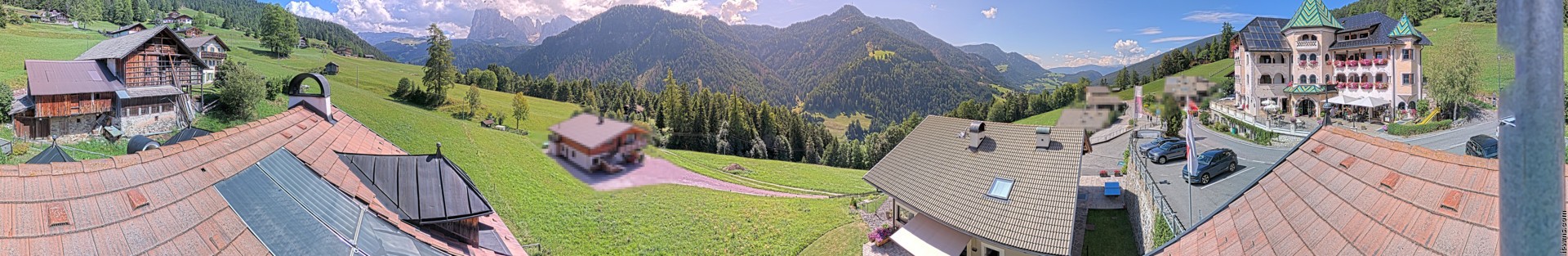 Archived image Webcam Panoramic view Ansitz Jakoberhof St. Ulrich