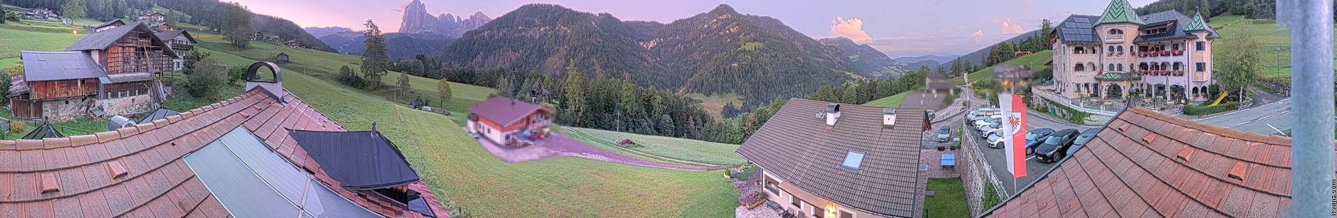 Archived image Webcam Panoramic view Ansitz Jakoberhof St. Ulrich